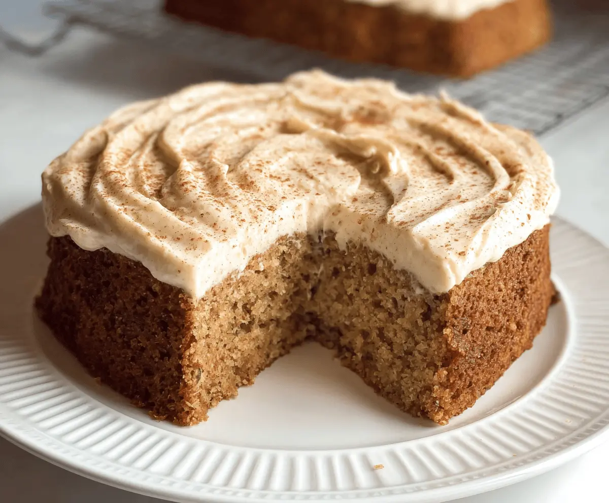 Moist Zucchini Cake With Cinnamon Cream Cheese Frosting