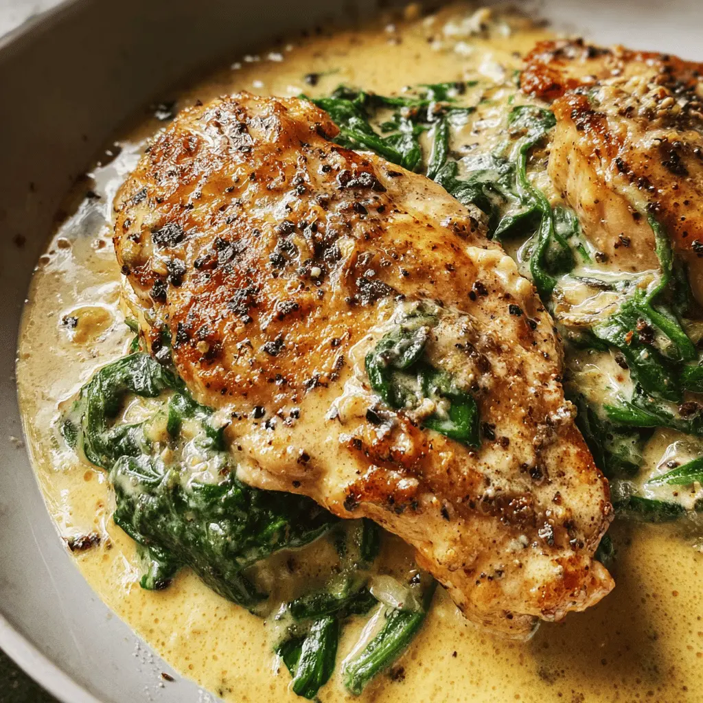 Easy Creamy Chicken Florentine Recipe