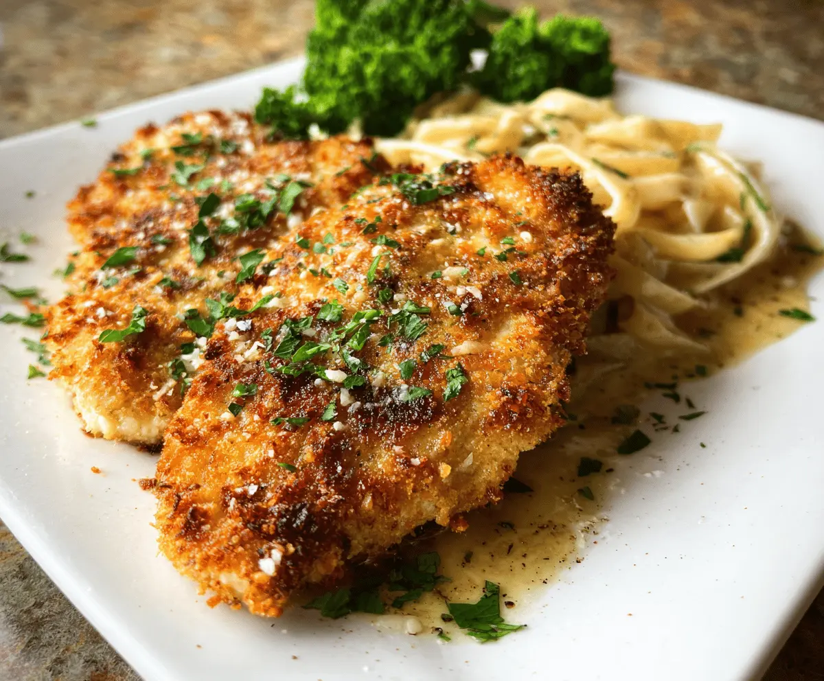 Crispy Parmesan Crusted Chicken Recipe