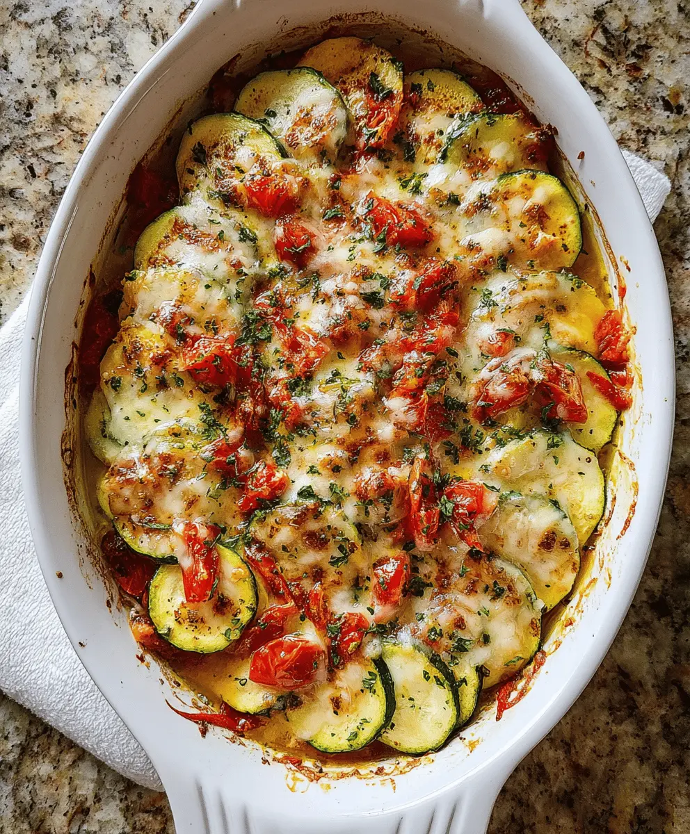 Easy Mediterranean Chicken Zucchini Bake Recipe