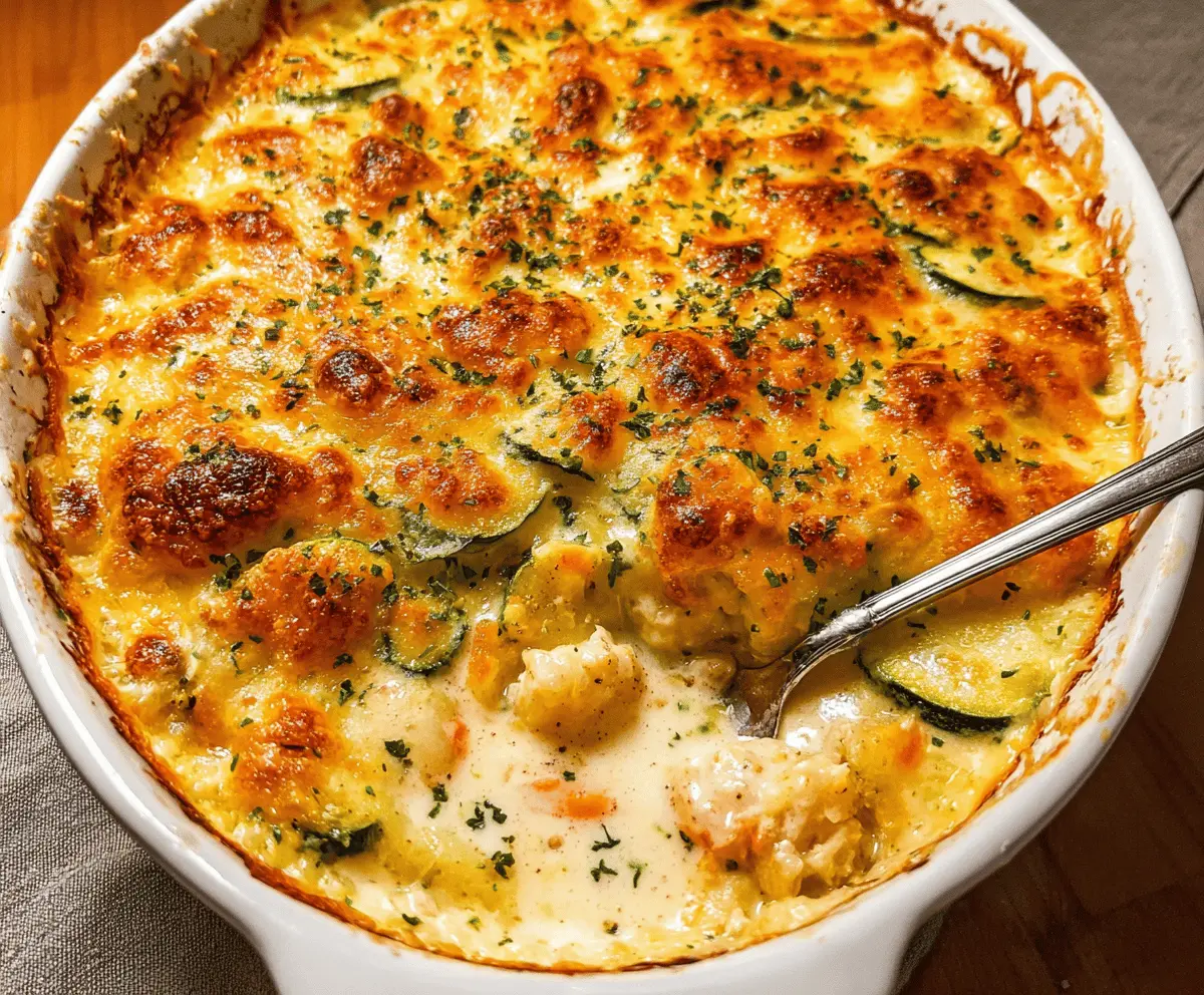 Easy Baked Chicken and Zucchini Casserole Recipe