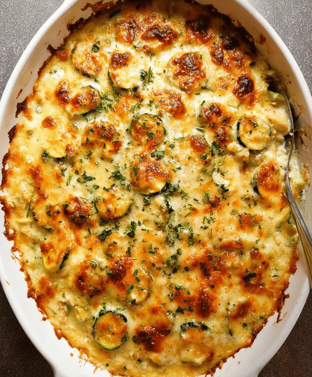Easy Chicken Zucchini Casserole Recipe
