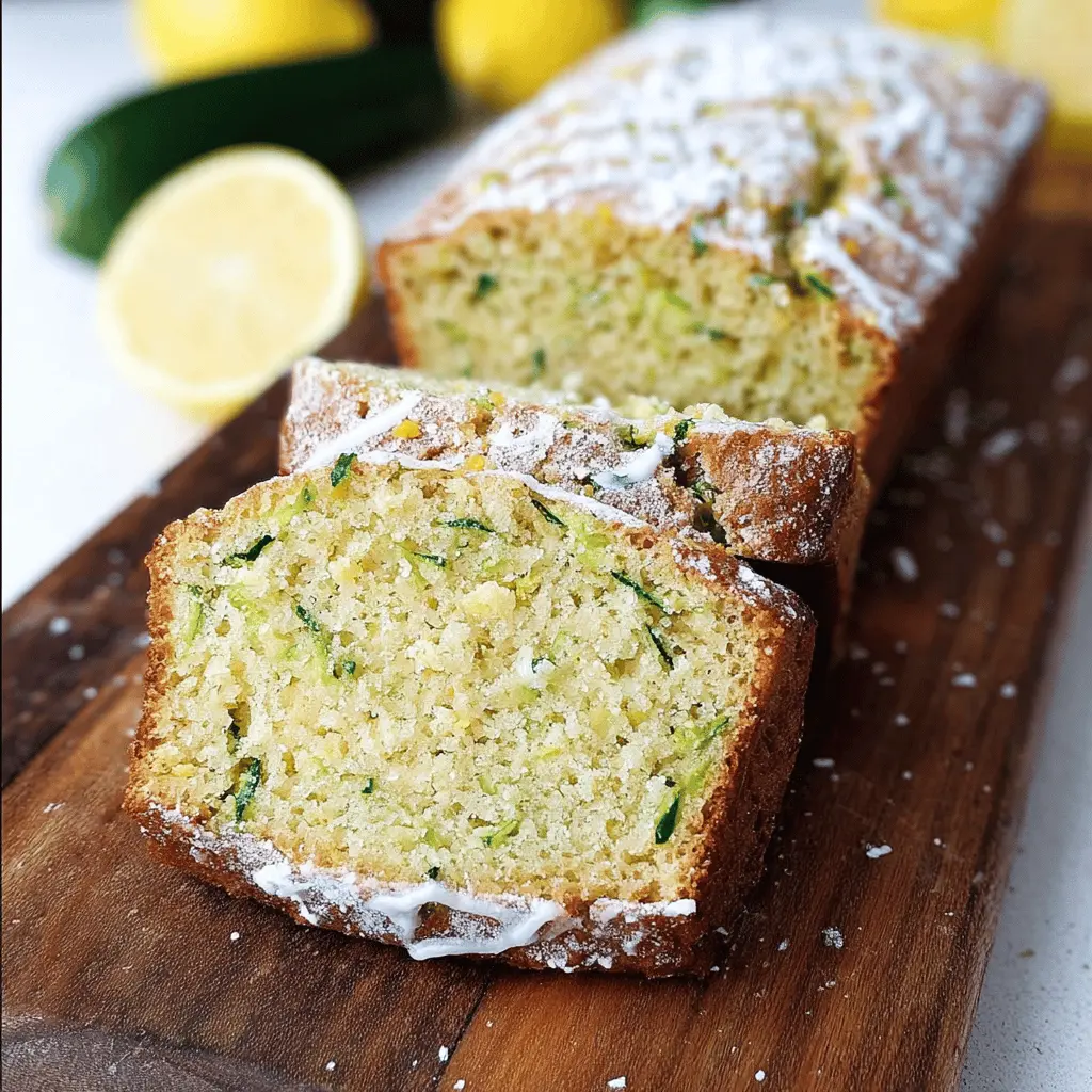 Moist Lemon Zucchini Bread Recipe