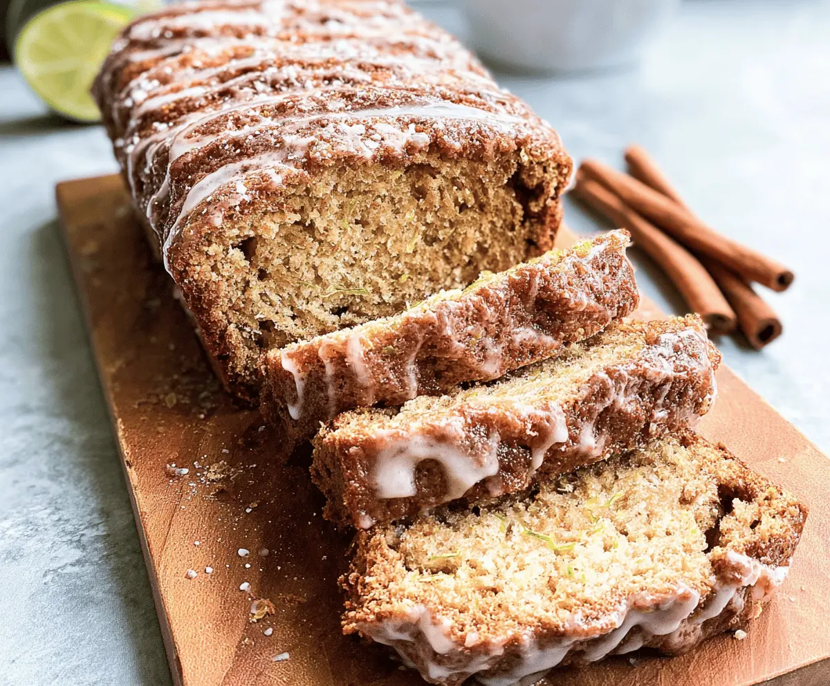 Moist Cinnamon Swirl Zucchini Bread Recipe