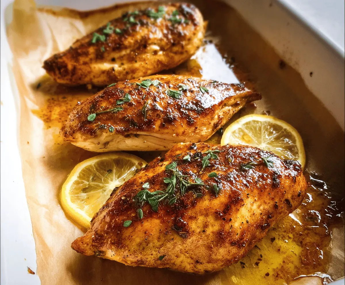 Easy Oven Baked Chicken Breast Recipe