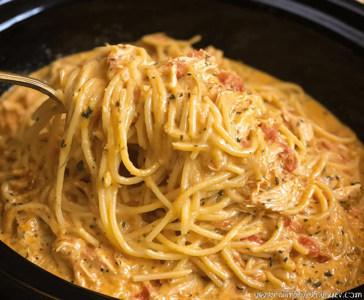 Easy Crockpot Chicken Spaghetti Recipe for Busy Weeknights