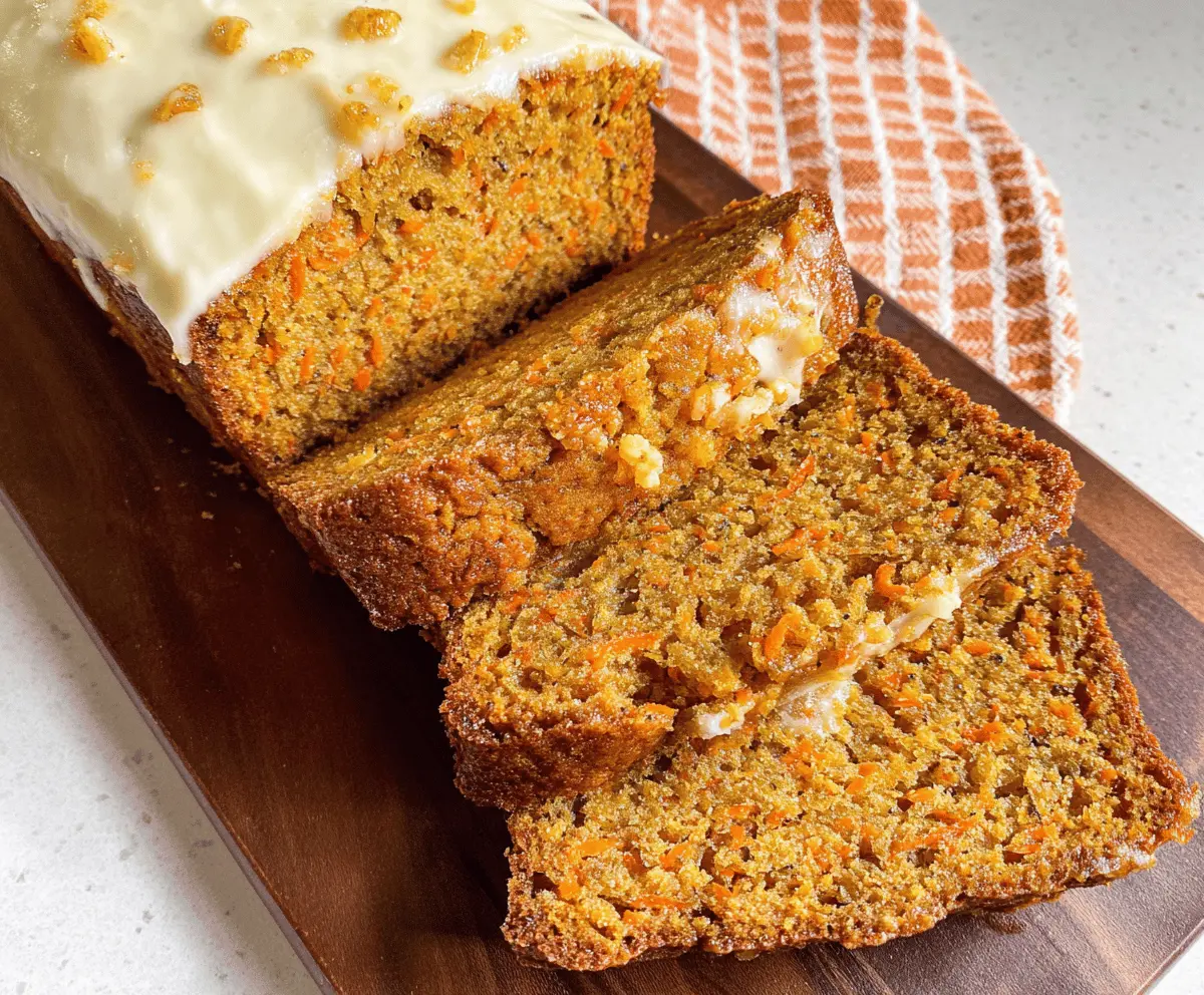 Easy Moist Carrot Bread Recipe