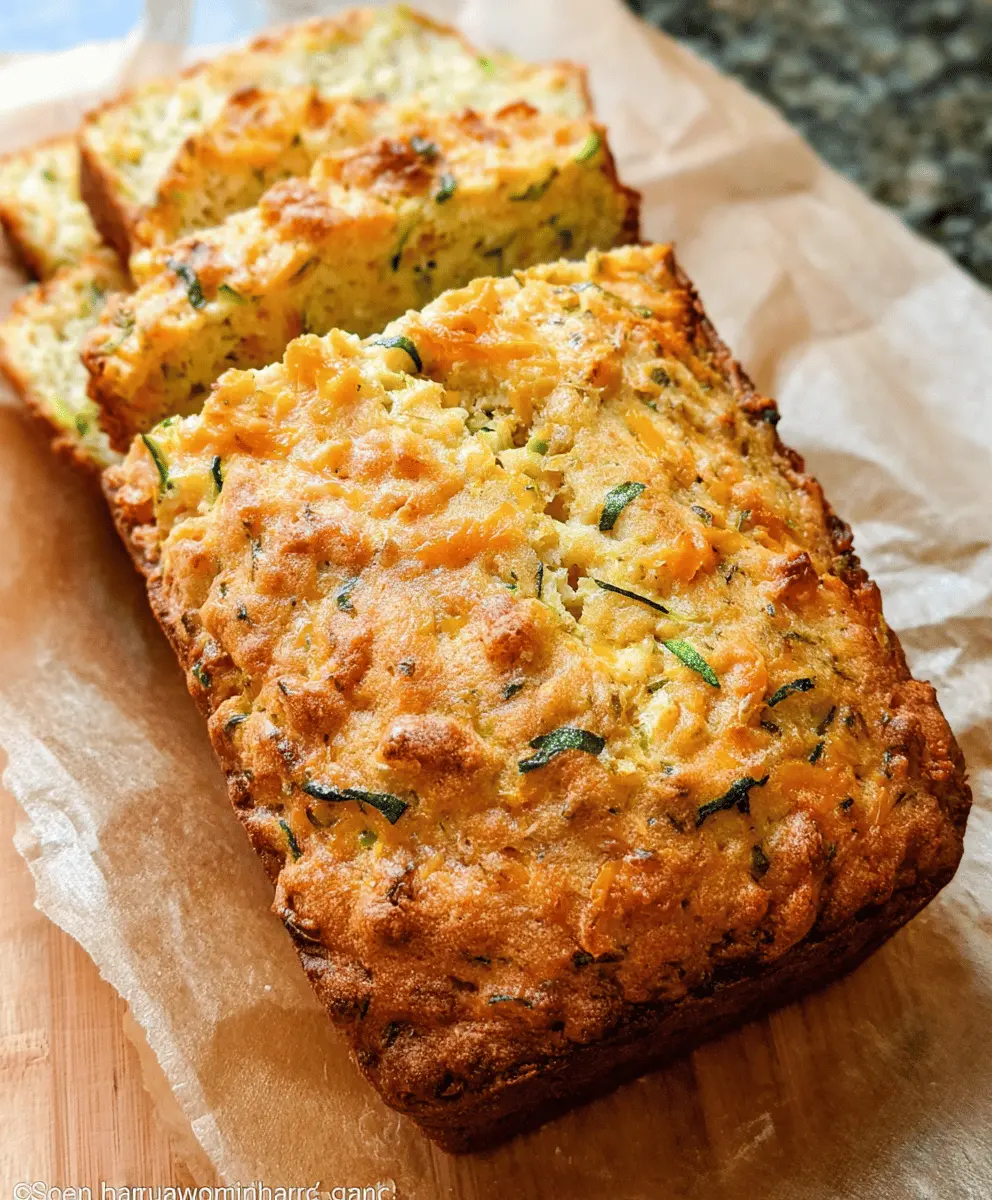 Easy Zucchini Cheddar Herb Beer Bread Recipe