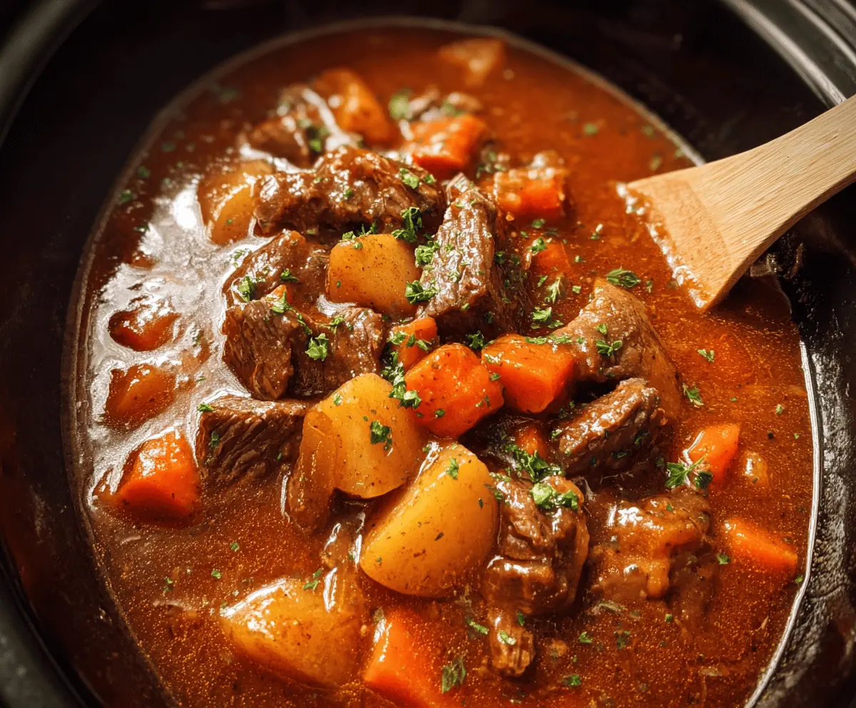 Easy Crock Pot Beef Stew Recipe for Cozy Meals