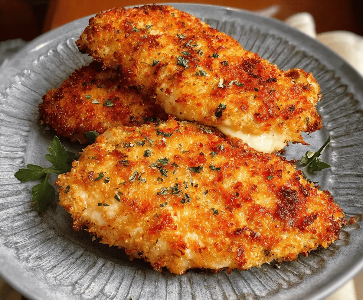 Crispy Air Fryer Parmesan Chicken With Mayo