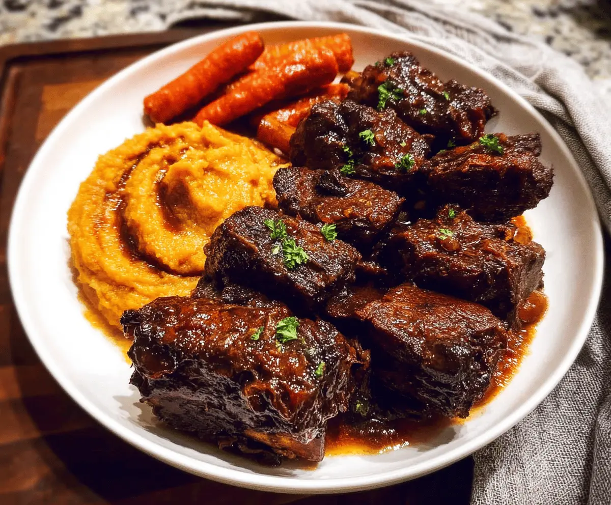 Super Tender Slow Cooker Beef Short Ribs Recipe