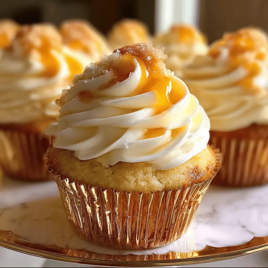 Honey Peach Cream Cheese Cupcakes Recipe