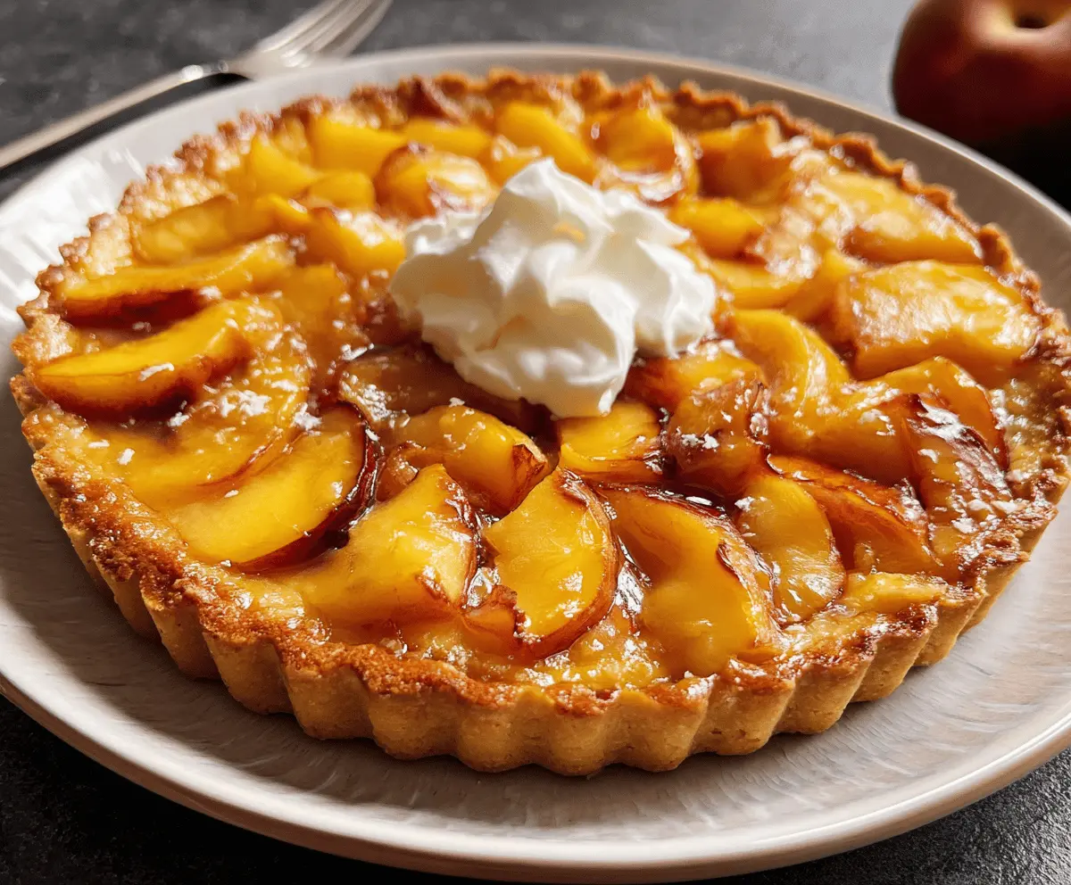 Easy Homemade Peach Tart Recipe for Summer