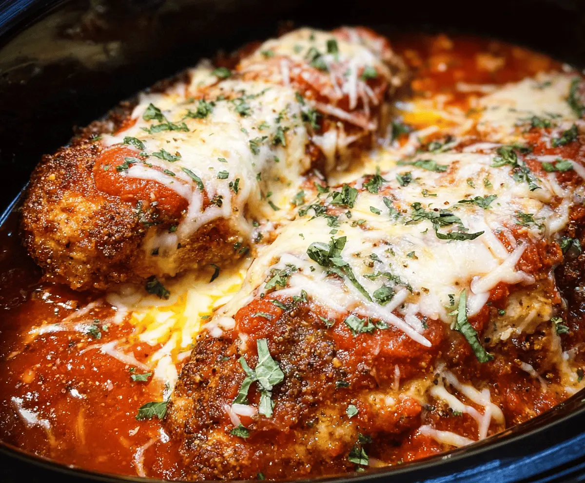 Easy Crock-Pot Chicken Parmesan Recipe