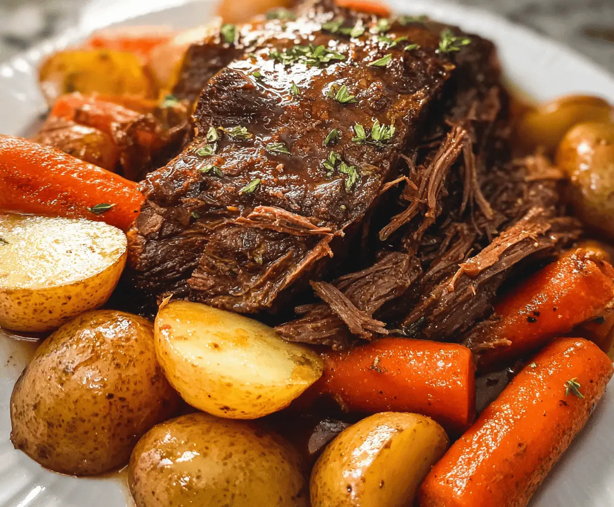Easy Instant Pot Pot Roast Recipe