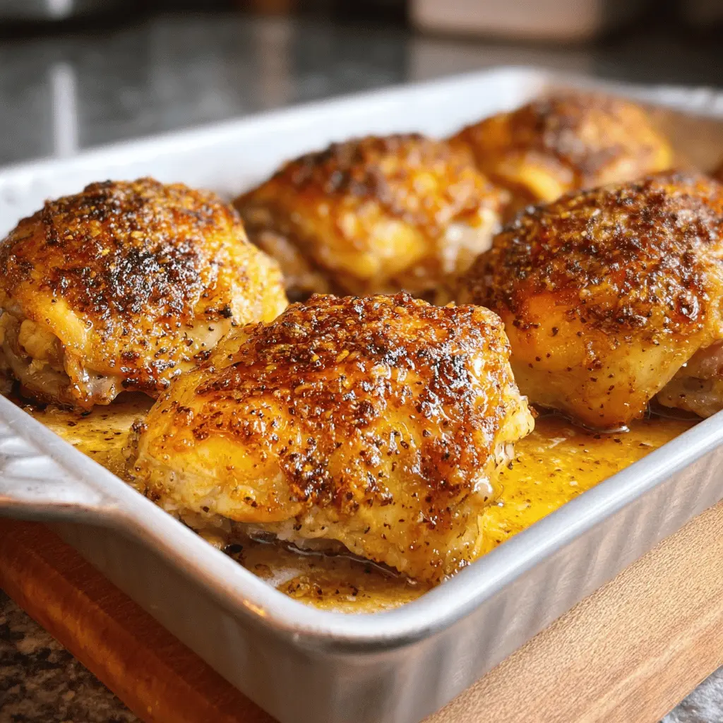 Easy 30-Minute Oven Baked Chicken Thighs