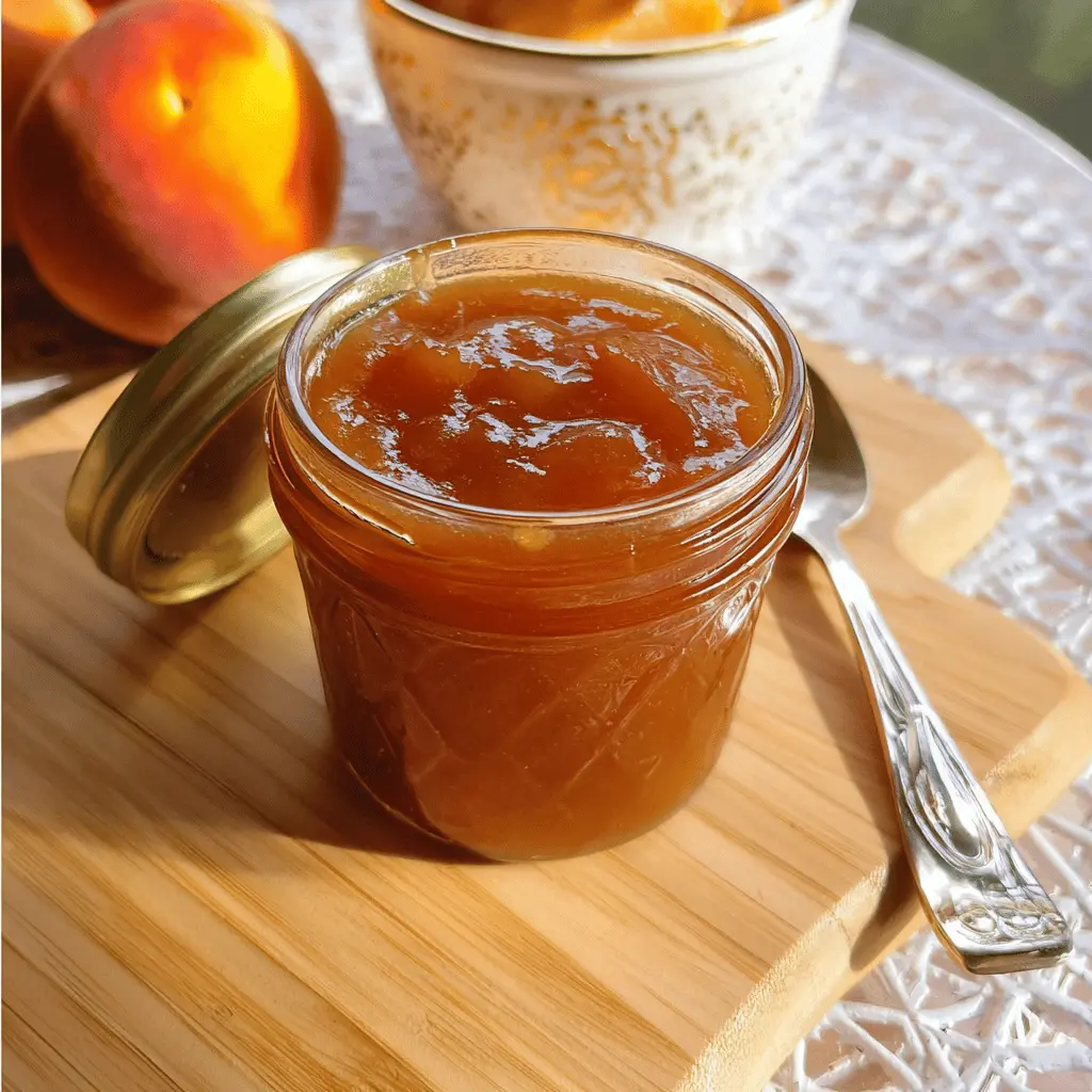 Easy Homemade Crockpot Peach Butter Recipe