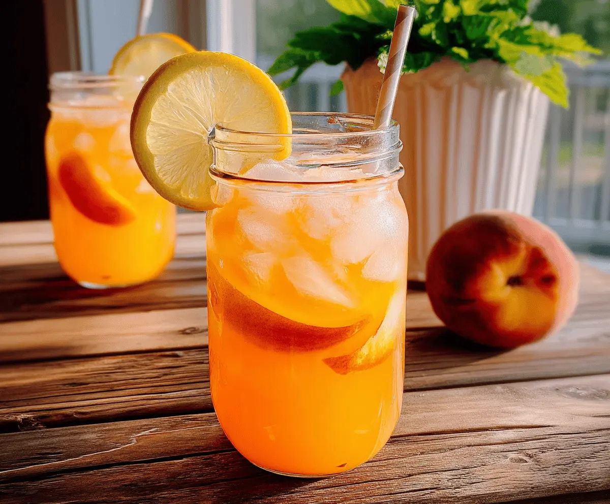 Refreshing Peach Lemonade Recipe for Summer