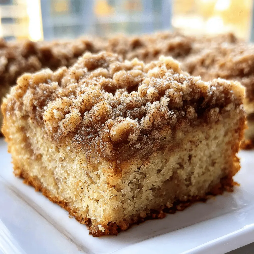Moist Banana Crumb Coffee Cake With Streusel Topping