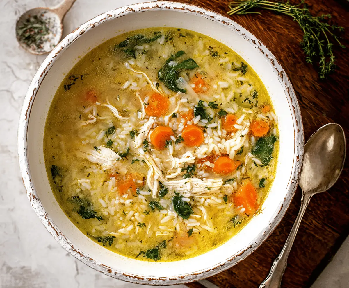 Chicken and Rice Soup
