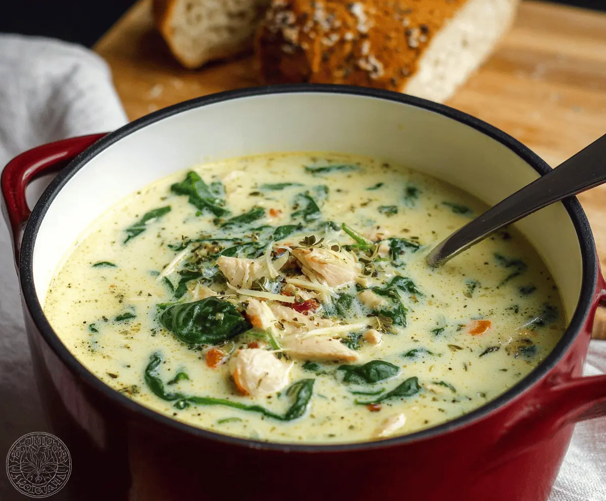 Chicken Florentine Soup
