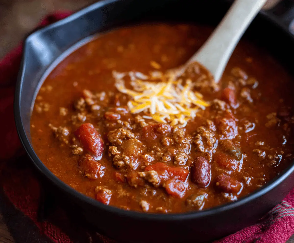 Copycat Wendy's Chili