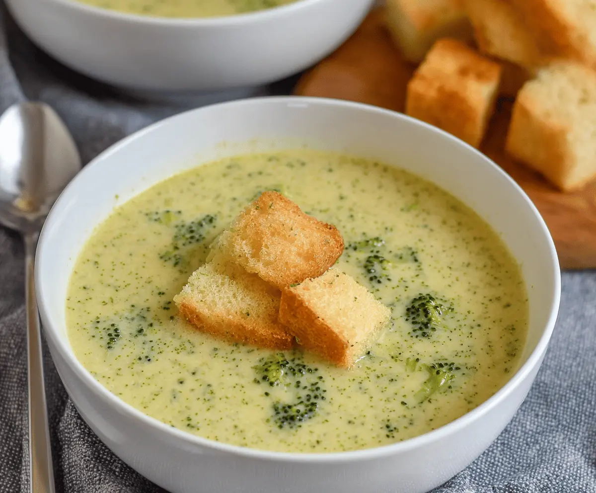 Cream of Broccoli Soup
