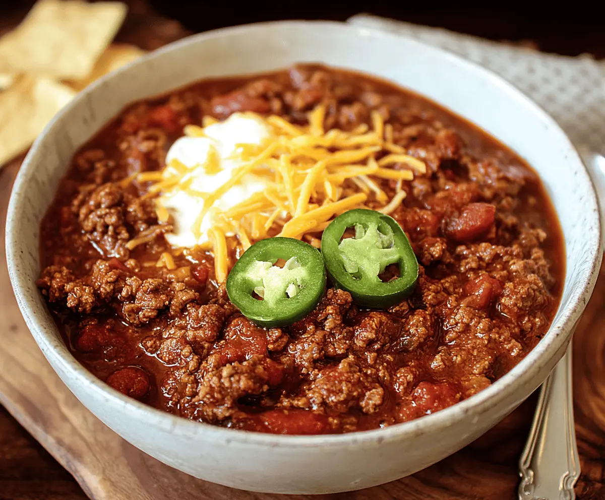 Ground Beef Chili