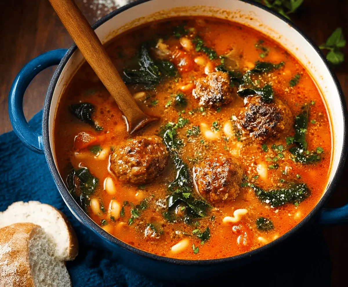 Italian Meatball Soup