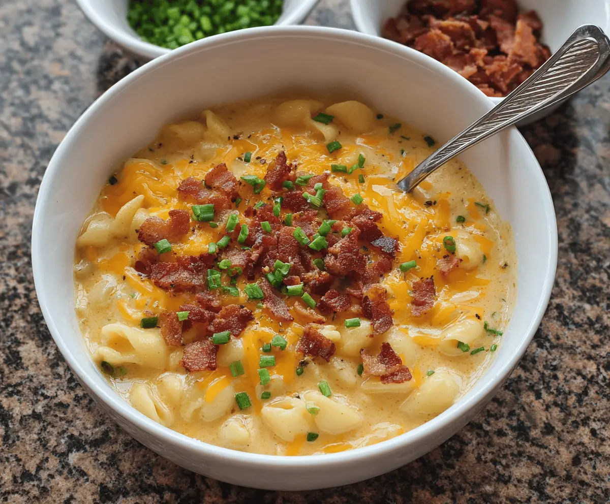 Mac and Cheese Soup