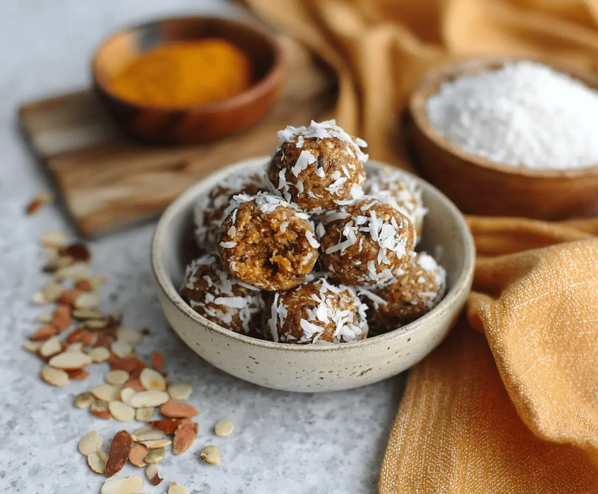 Pumpkin Coconut Energy Balls