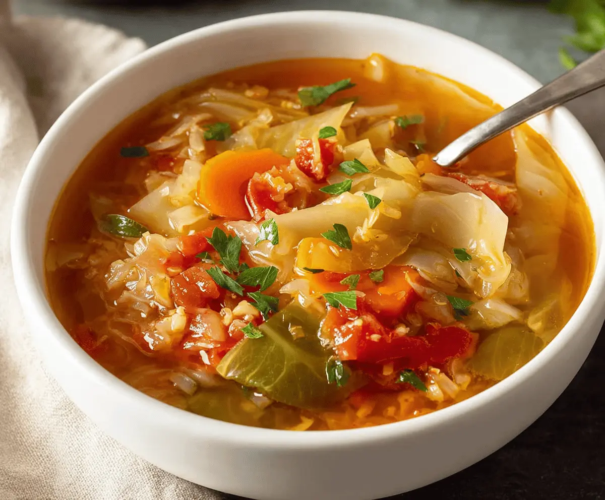 Weight Watchers Cabbage Soup