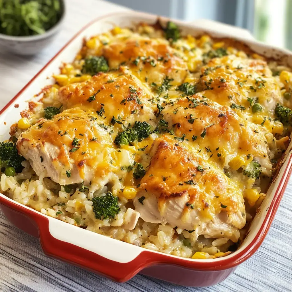 Creamy Chicken and Rice Casserole