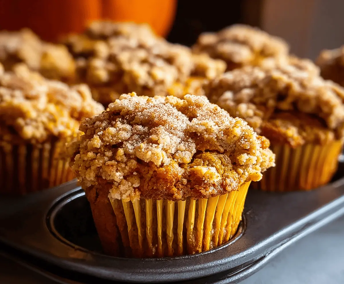Apple Pumpkin Streusel Muffins