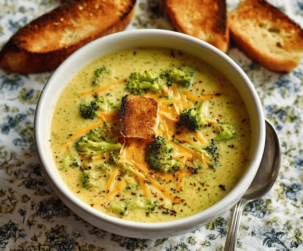 Broccoli Cheddar Soup