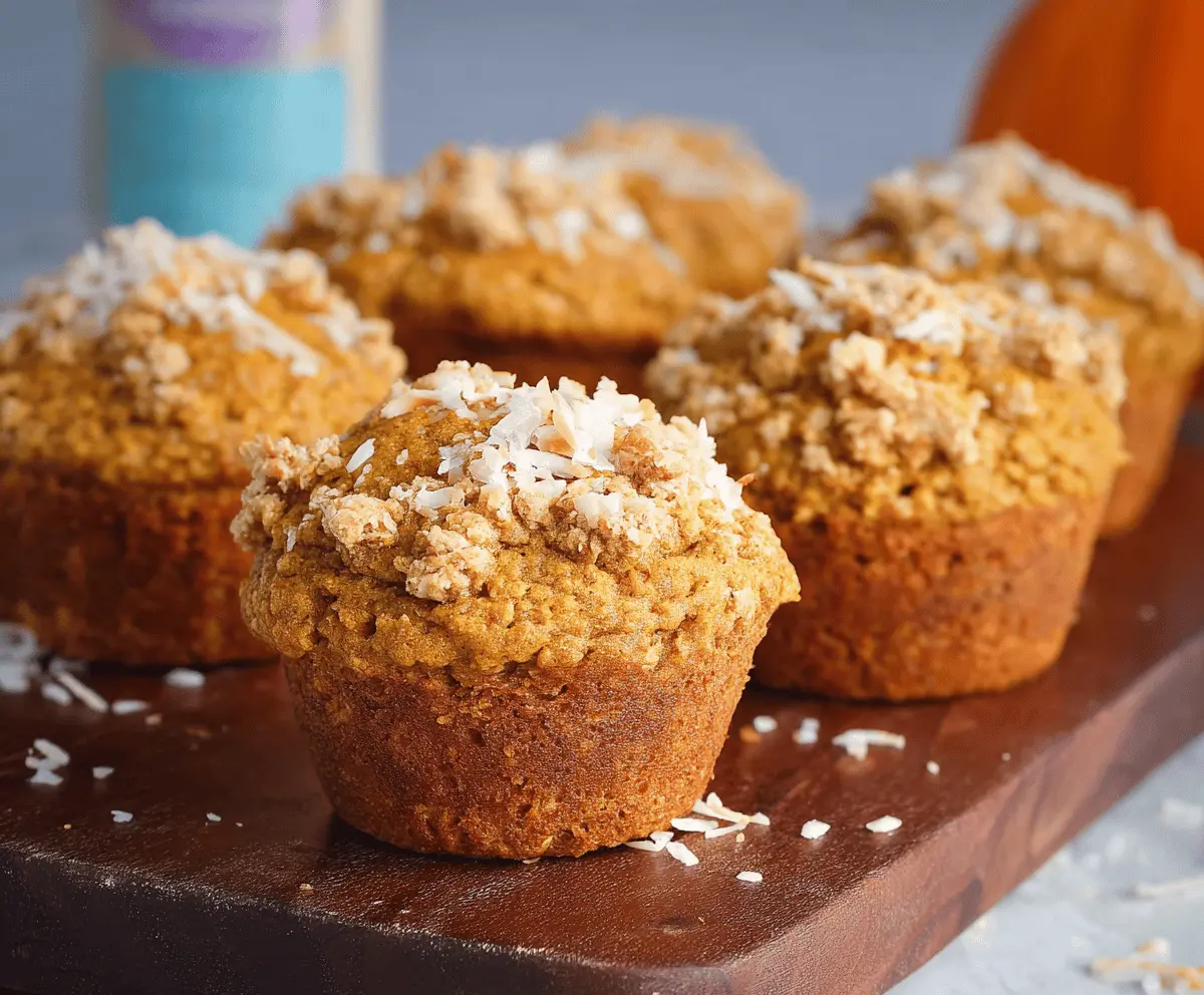 Pumpkin Coconut Muffins