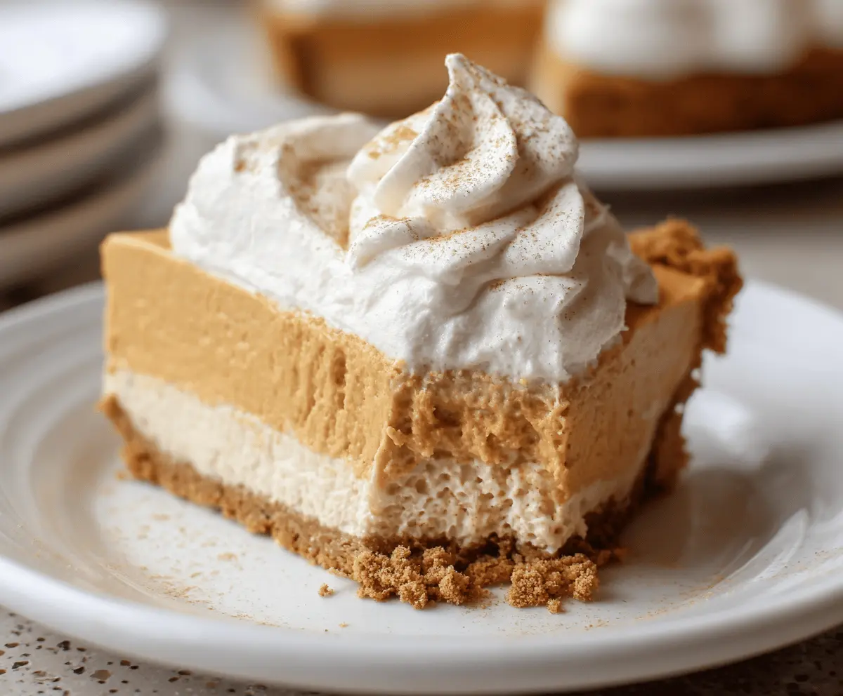 Pumpkin Cool Whip Pie