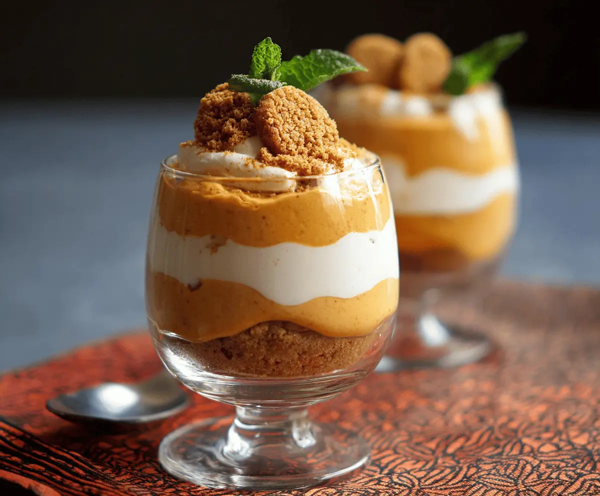 Pumpkin Mousse Parfait
