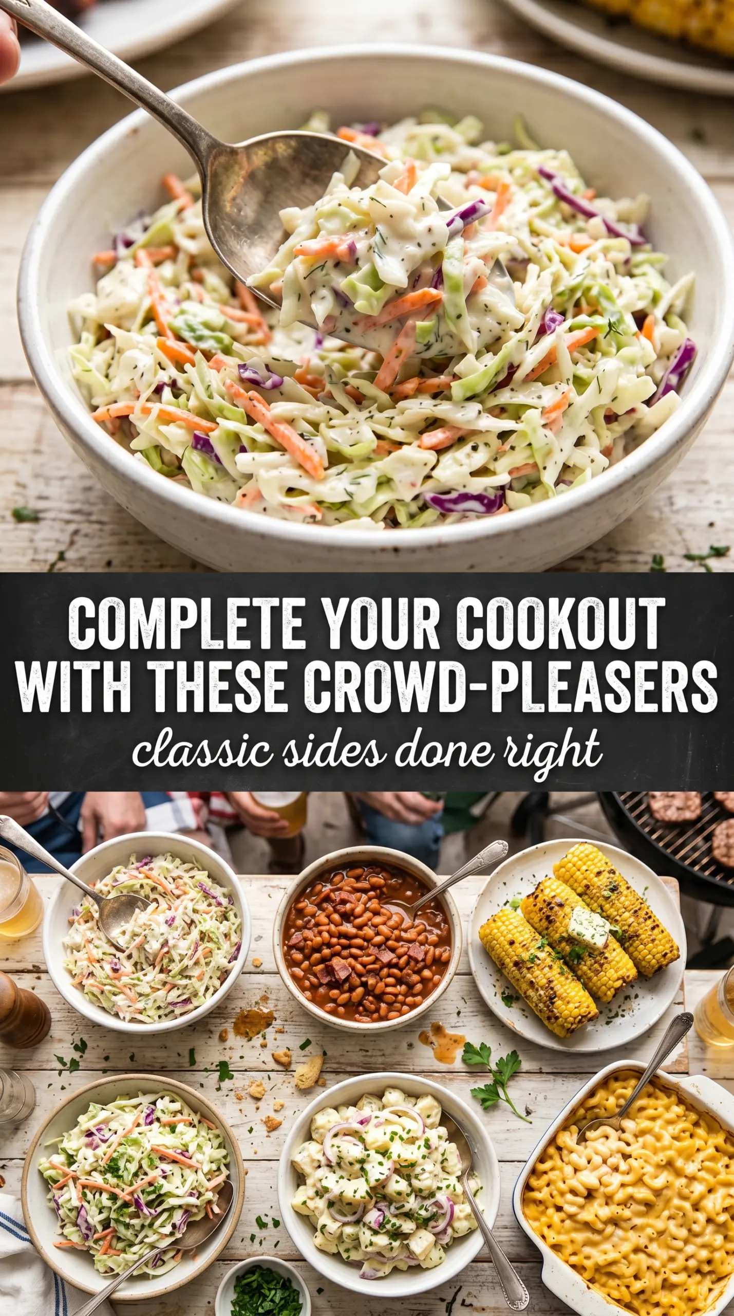 BBQ Side Dishes Collection colorful picnic sides