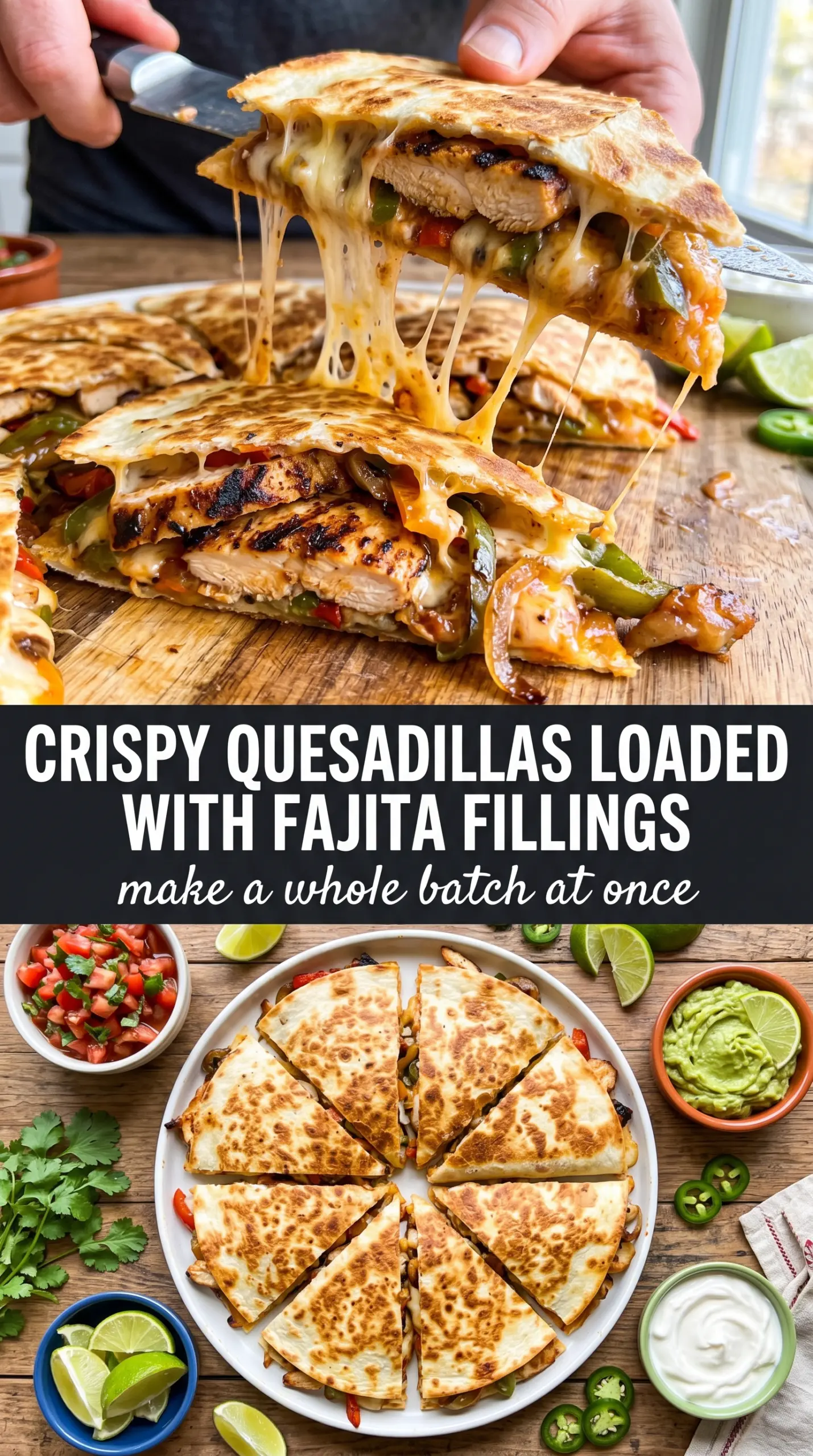 Blackstone Chicken Fajita Quesadillas colorful cheesy griddle