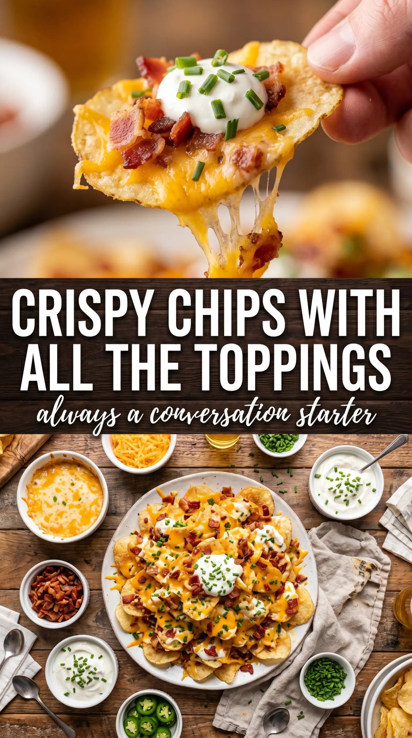 Blackstone loaded potato chips crispy cheesy bacon