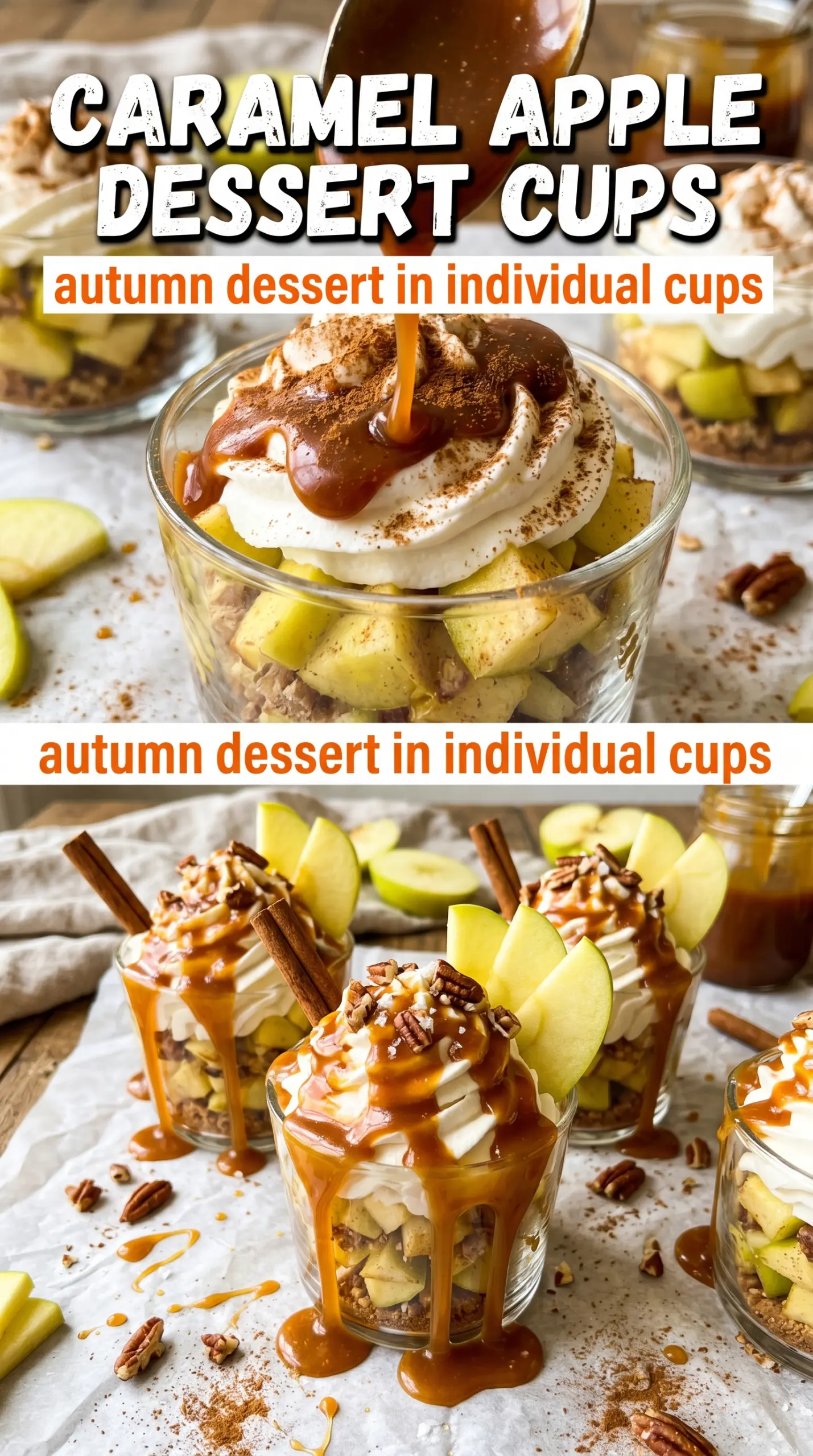 Plated dessert with fruit and topping