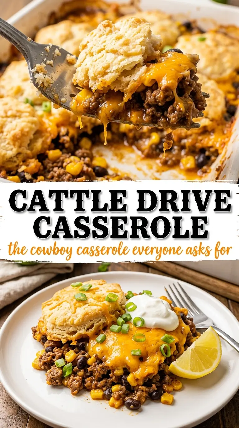 Cattle Drive Casserole hearty cheesy