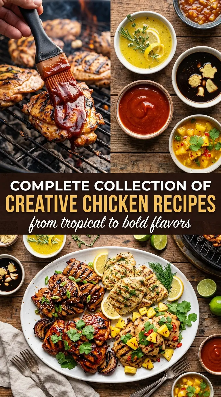 Creative Grilled Chicken Collection grilled chicken marinades juicy glazed