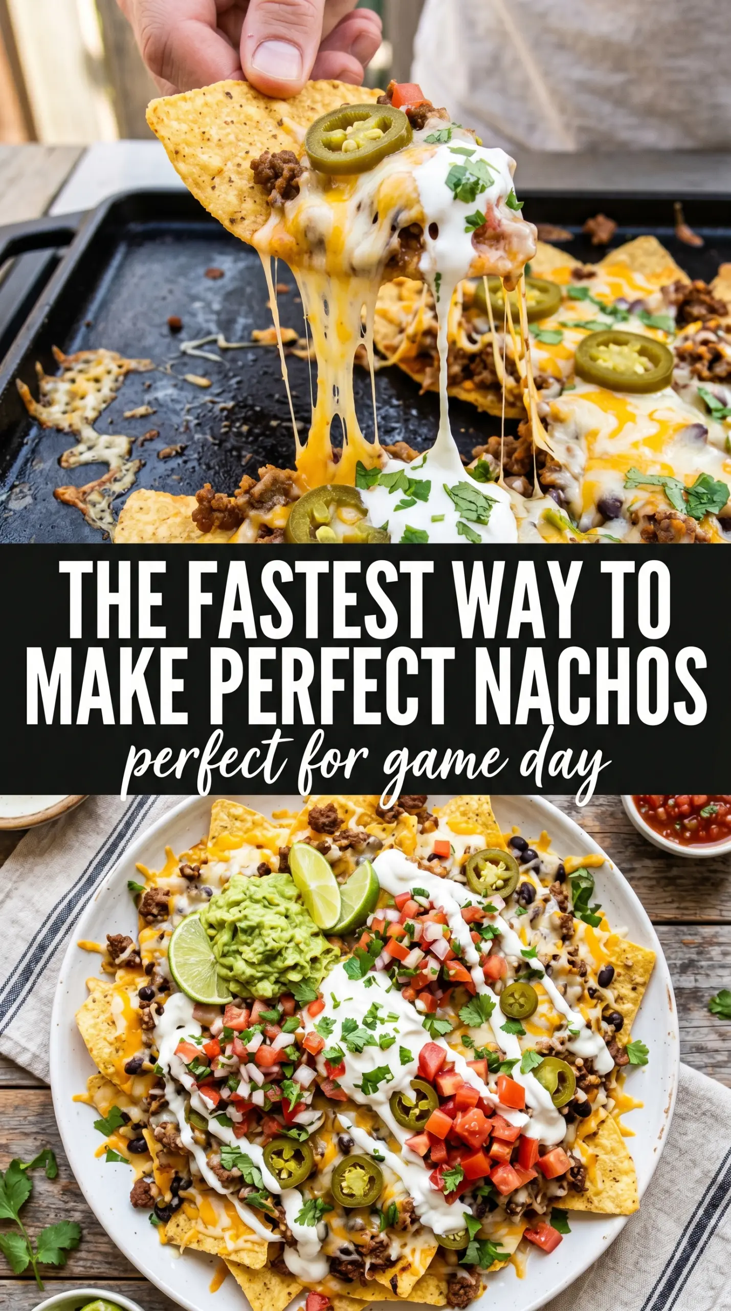 Easy Nachos cheesy loaded