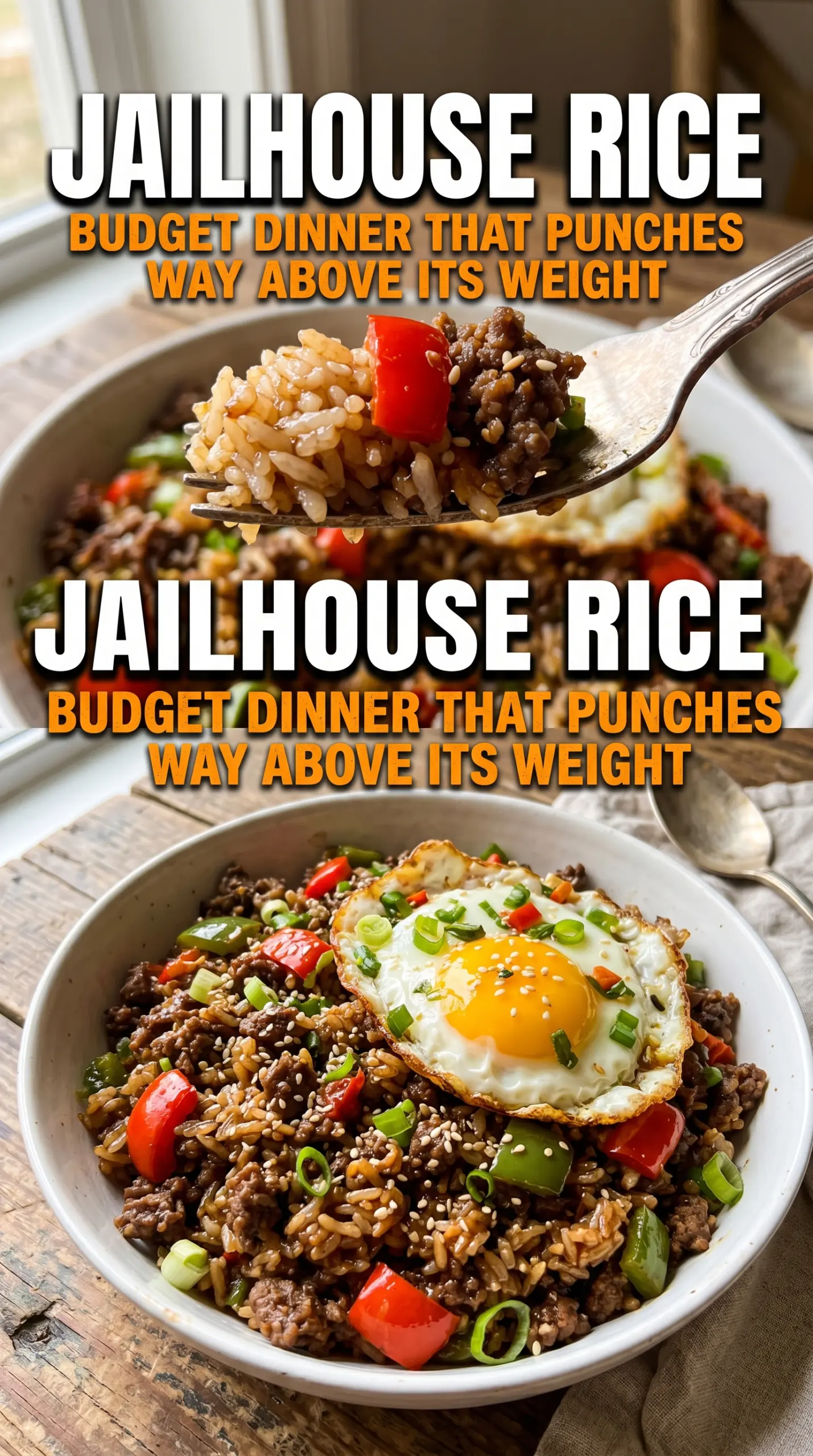 Jailhouse Rice savory beefy noodles