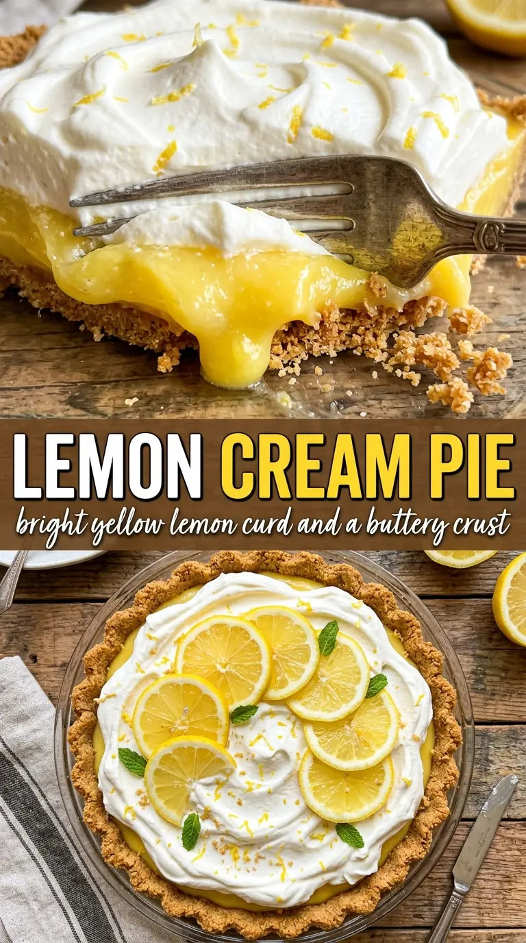 Lemon Cream Pie creamy tart