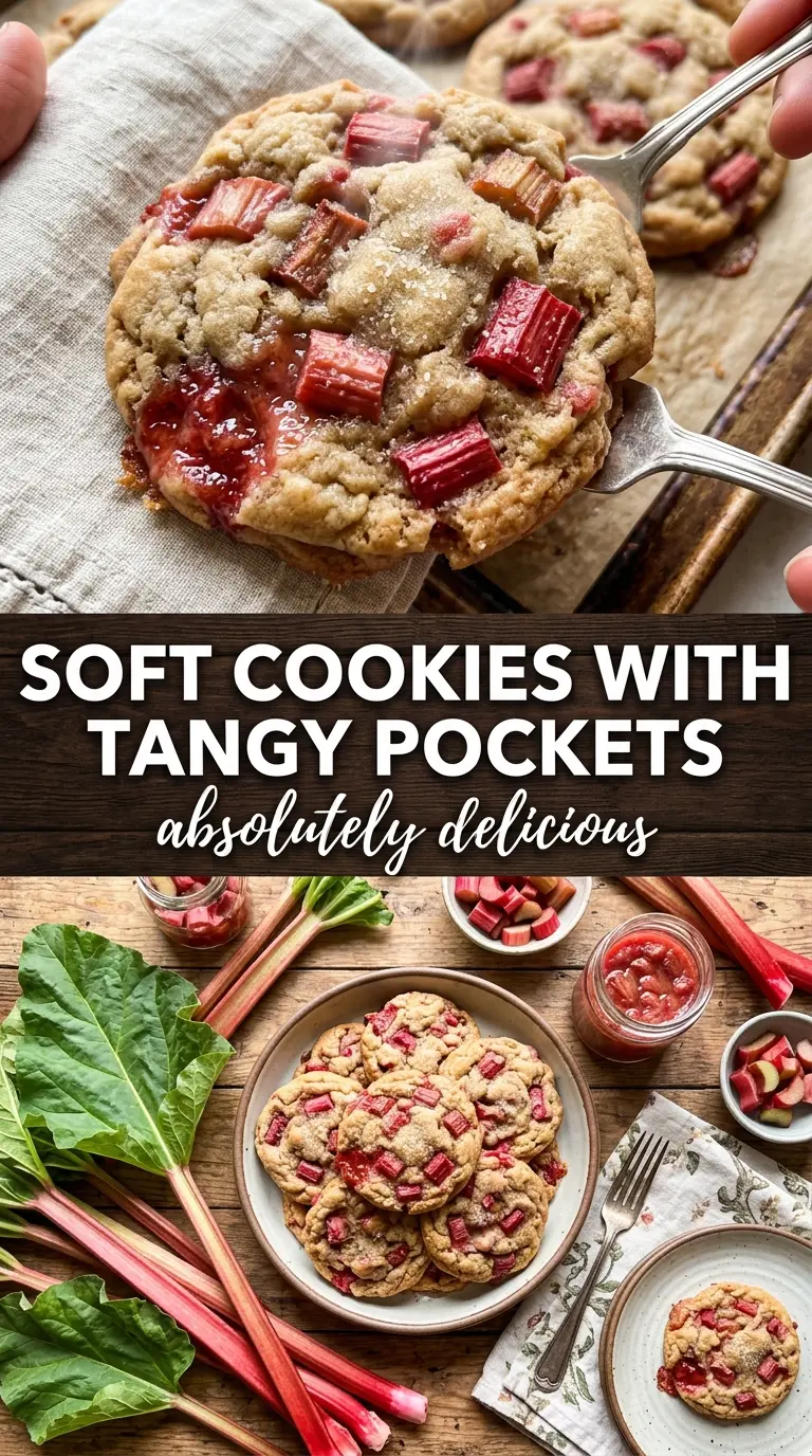 Rhubarb Cookies soft pink, sugar topped