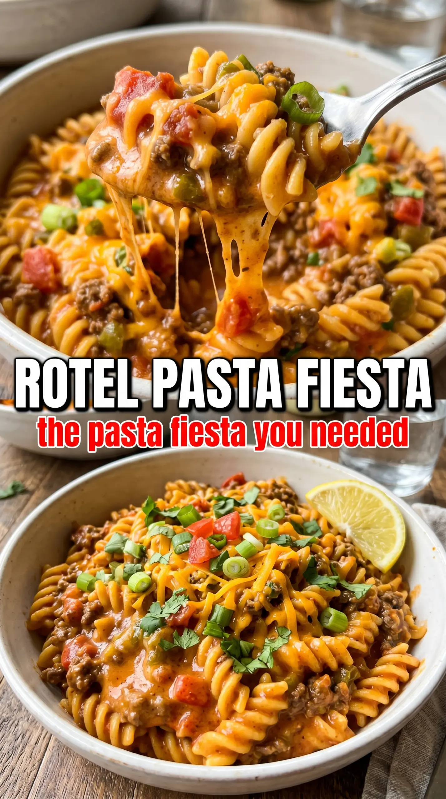 Rotel Pasta Fiesta creamy cheesy Tex-Mex