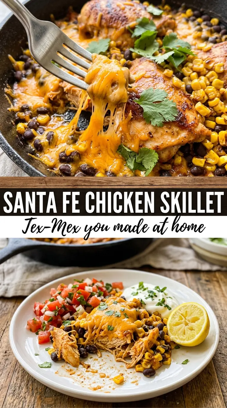 Santa Fe Chicken Skillet golden seared Tex-Mex